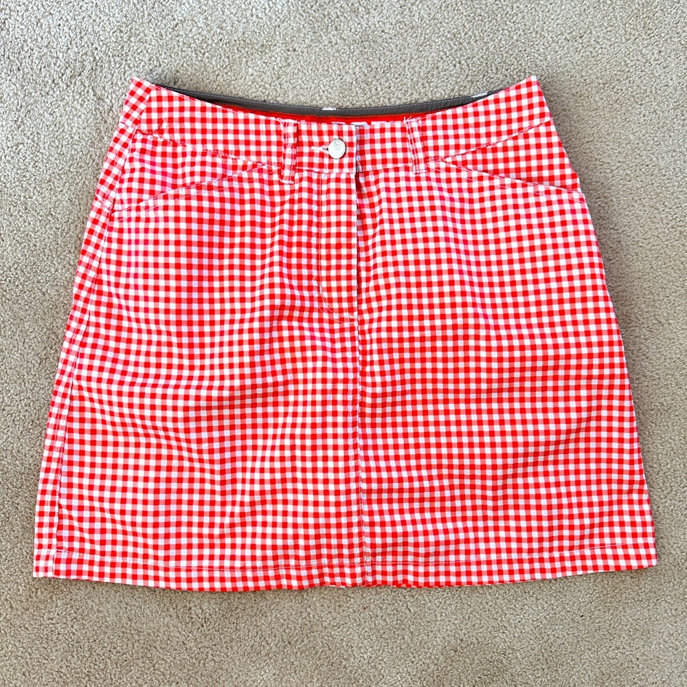 Daily sports checkered skort